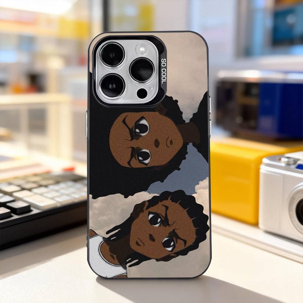 The B-Boondocks Cool For iPhone 11,12,13,14,15,16,17,Pro,Max,Plus,E,Air,Mini Phone Case IMD Matte Black