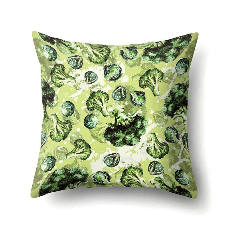 Наволочка на спинку сиденья для дивана в гостиной с геометрическим рисунком авокадо