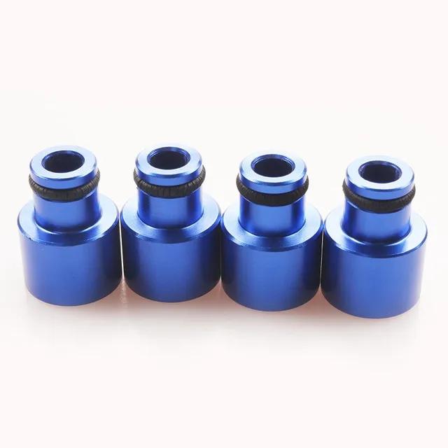 4pcs Racing Fuel Injector Top Hats Adapters for Honda Civic and Acura RDX Injectors to B16 B18 D16Z D16Y Engines FP-1047 Fuel Injectors 6