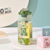 Water bottle summer new bear cup sports straw cup convenient wholesale with handle student space cup direct drinking cup ins
