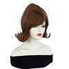 Cos Female Costume Wig With Slanted Bangs And Vintage Flipped Ends Made Of Hightemp Silk For Cosplay