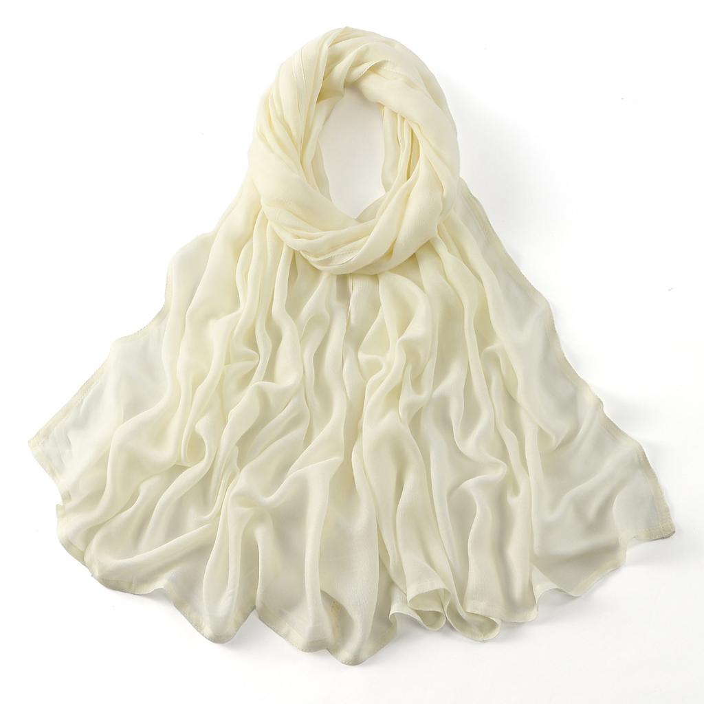 Muslim Modal Hijab Cotton Rayon Scarf for Women Double Stitching Wide Edge Rayon Shawl Islamic Thin Soft Viscose Turban Headband