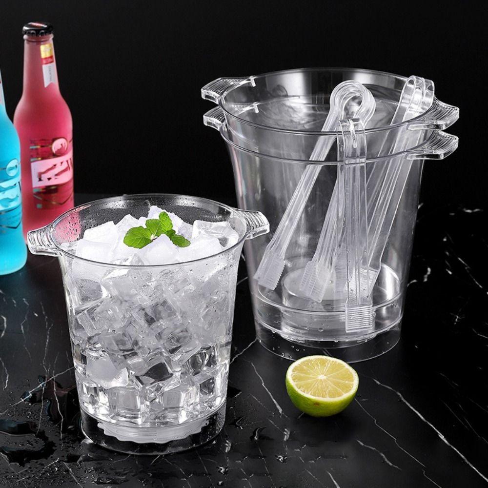 Luminous Beer Cooler Bucket with Clip Chilling Beer Container Beverage Tub LED Ice Buckets  Party
