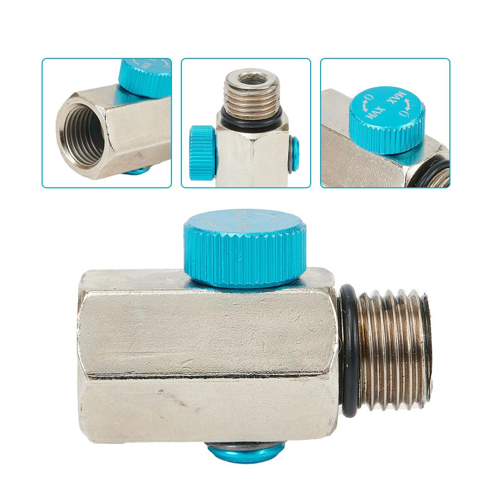 1/4 Air Valve Flow Regulato Pneumatic Tool Air Adjustment Switch Pneumatic Tool Speed Regulating Switch New 2021 High Quality