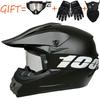 Full Face MTB Downhill Helmet With 100% Goggles Gloves Cover Youth Adult Off-Road Cycling Racing