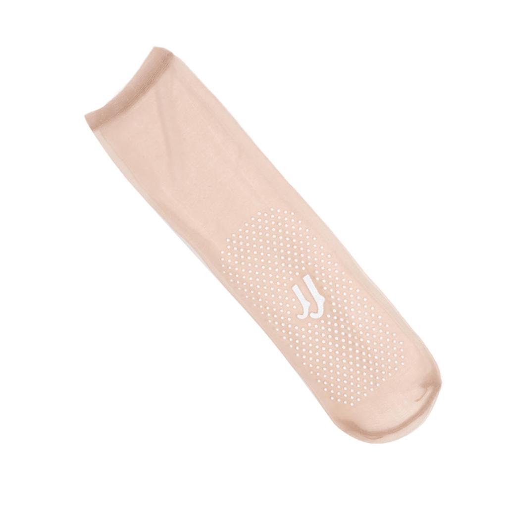 10 Pairs Ultra-thin Breathable Socks Women Non-slip Transparent Elastic Socks Ladies Summer Core Wire Short Ankle Socks