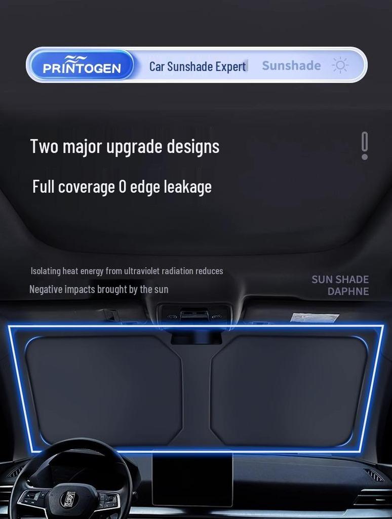 AION Cars Солнцезащитный зонт-шторка на лобовое стекло для S Plus/Y/V/LX - Термоизолирующая шторка
