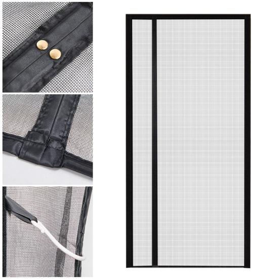 Магнитная противомоскитная дверная занавеска, защита от насекомых, дверная ширма, автоматическое закрытие, хорошая вентиляция, сильные магниты