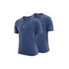 Jordan Мужская футболка с коротким рукавом и принтом логотипа Dri-FIT, синяя, с круглым вырезом DH8922-493