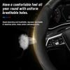 AABHX1 Suitable for Cadillac Breathable Hole Leather Matte Carbon Fiber Texture Steering Wheel Cover Suitable for Cts 2013 Ct4 Carbon Interior Ct5 