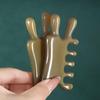 HOMEMAKER Natural Ox Horn Massage Comb