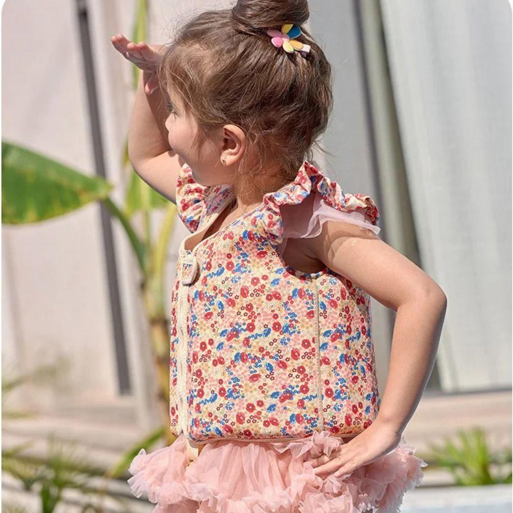 Adjustable Child Buoyancy Vest Not Falling Off Inflation-Free Swimming Vest  Child