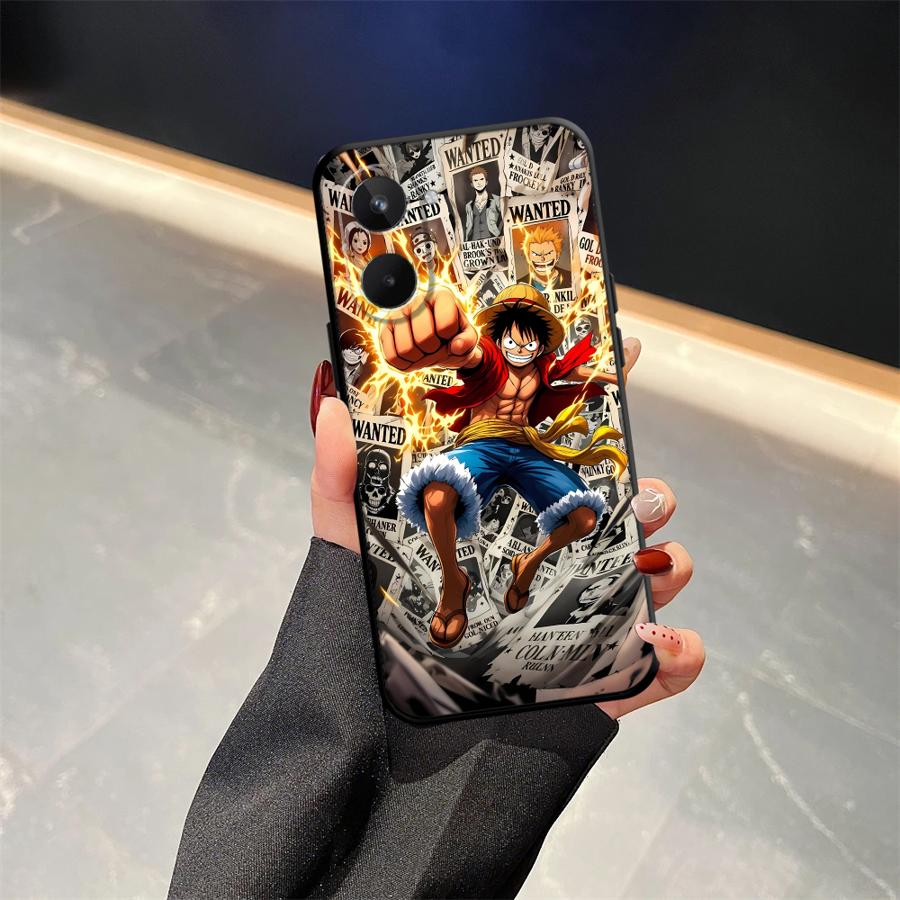 Чехол для телефона для Realme C21 C25 12 14 11 Pro C33 C35 C53 C55 P3 Ultra GT Master Neo2 C15 C12 Nazro 50 50i One Piece Луффи