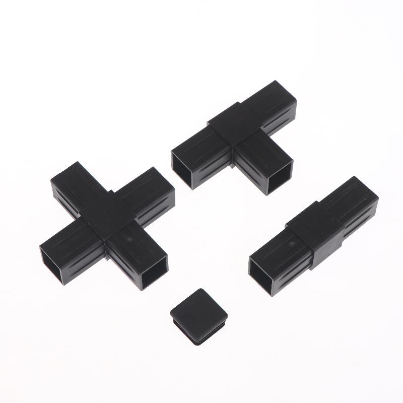 2/6/8/10/20Pcs Hexagonal 6 Through Plastic Fittings Abs Plastic Angle 22Mm Cross Square Pipe Fittings Pipe Angle Code