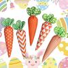 1/5 Pcs Easter Carrot Ornaments Stuffed Fabric Simulation Carrot Hanging Decoration for Spring Party Home Decor