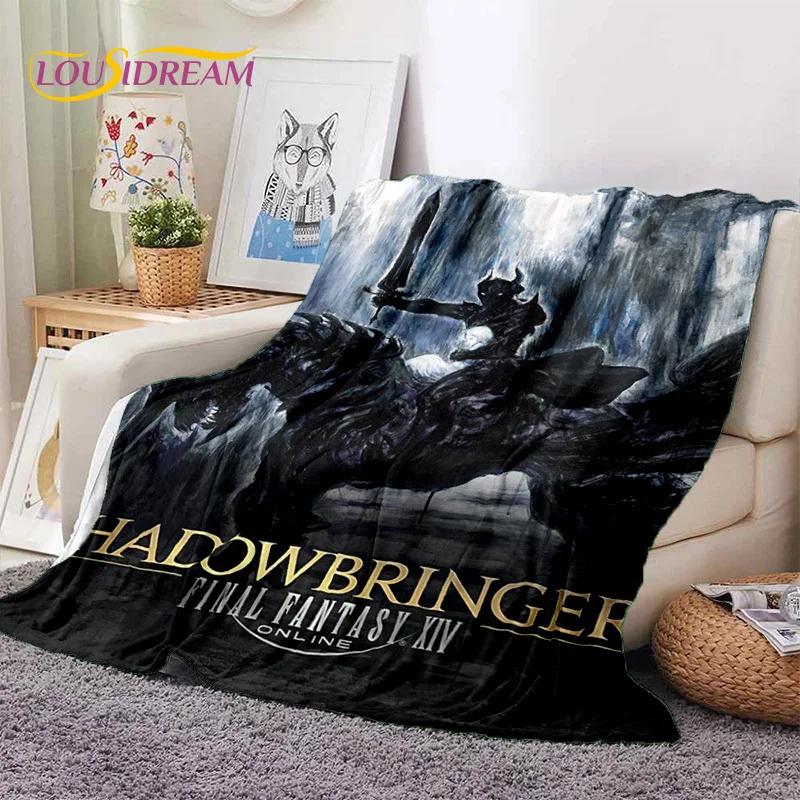 Final Fantasy Series Games Soft Flannel Blanket for Beds Bedroom Sofa Picnic,Throw Blanket for Cover Outdoor Leisure Nap Gift