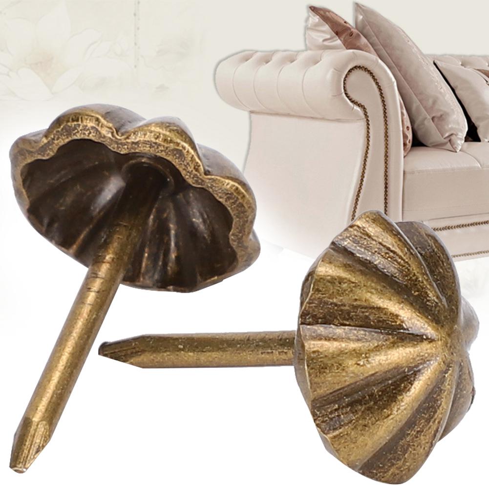 150 шт. Обивочные гвозди Ретро Глянцевый узор Декор дивана Сделай сам Аксессуары для одежды Железо 11 мм