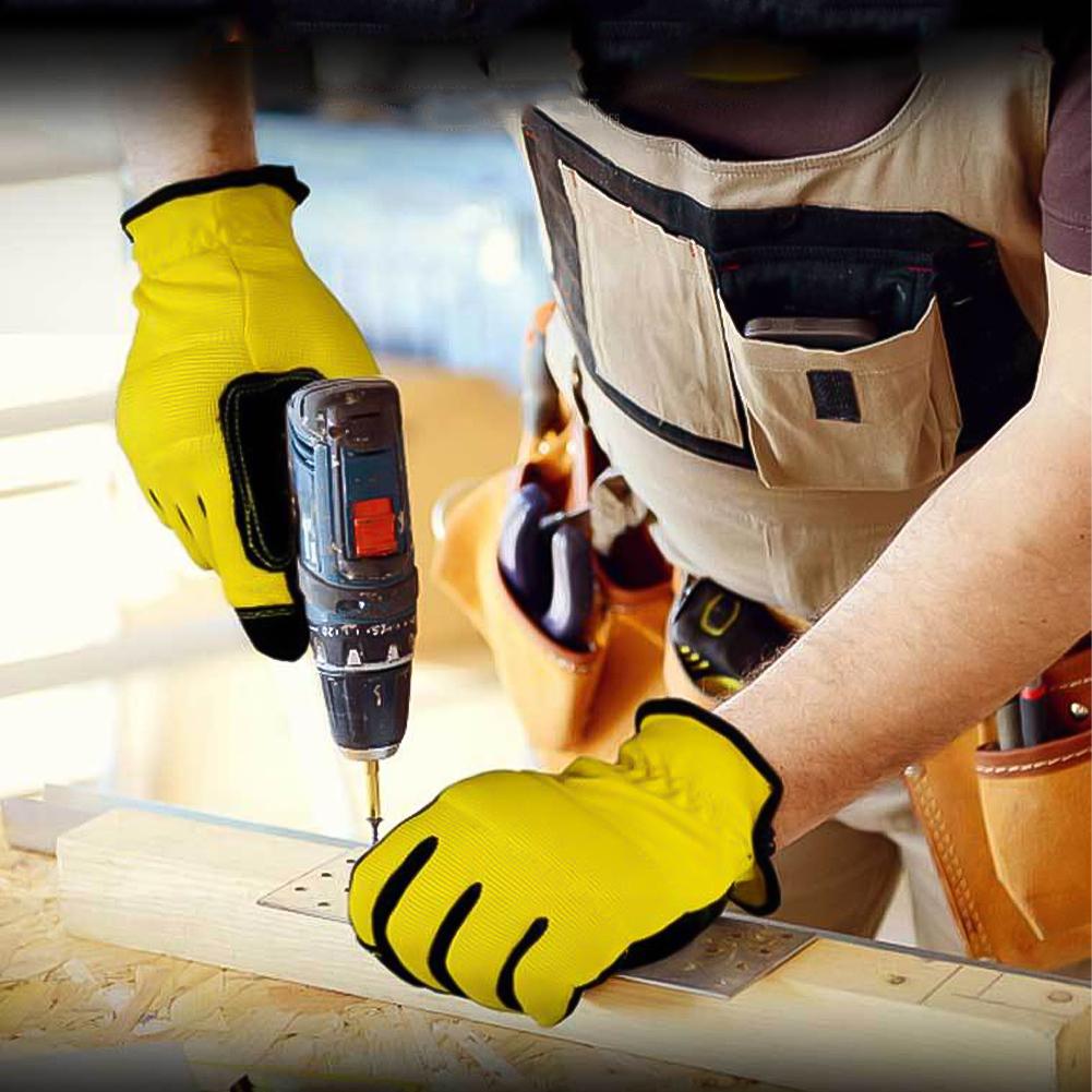 1 пара многофункциональных перчаток для садоводства из искусственной микрофибры, дышащие износостойкие перчатки для сенсорных экранов, защитные перчатки для труда