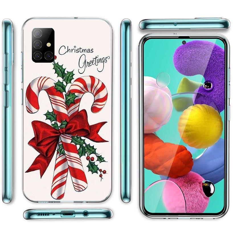 Christmas Santa Claus Present Phone Case For Samsung Galaxy A52 A51 A50S A32 A22 A12 A02S A72 A71 A31 A70 A30S Note 20 Ultra 10