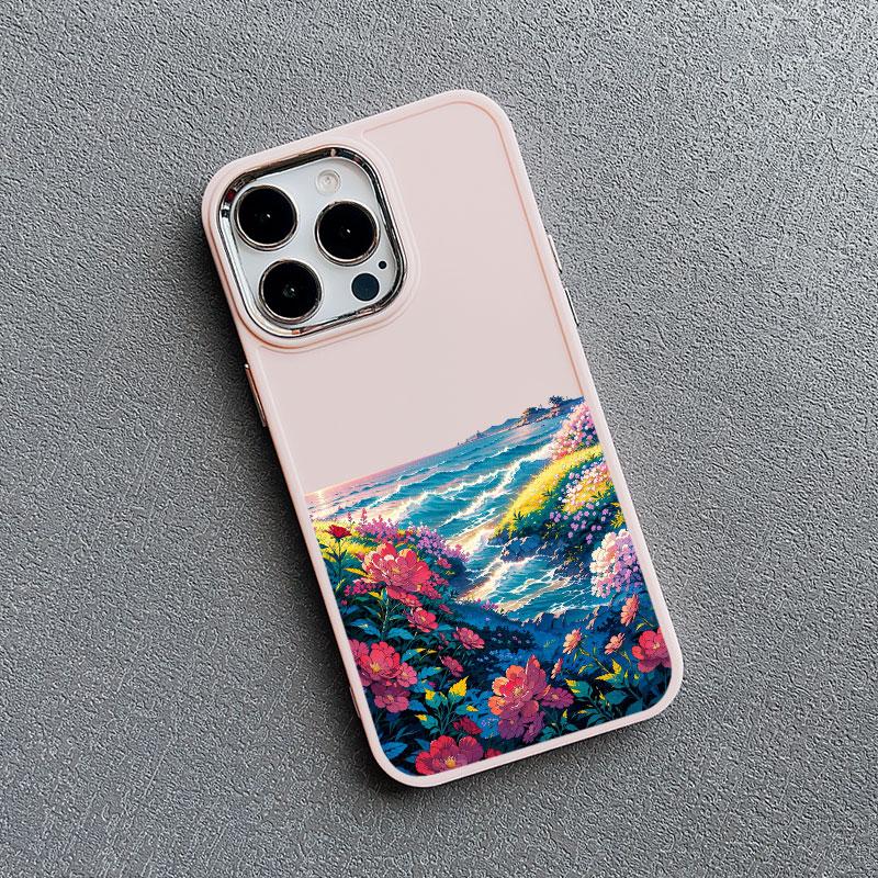 Летний чехол для телефона с цветком ромашки для IPhone 11 12 13 14 15 Pro Max 15 14 8 7 Plus SE 2020 XS X XR Ударопрочная силиконовая задняя крышка