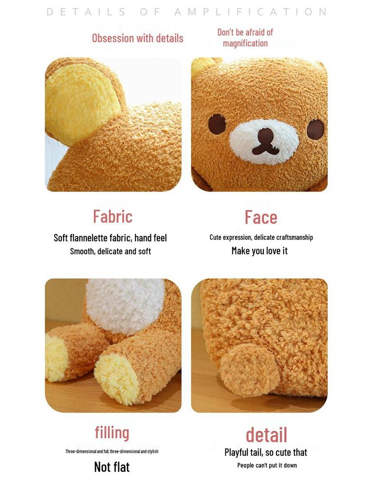 Плюшевая кукла Rilakkuma обнимающий медведь - Идеальный подарок на день рождения или Рождество для девочек