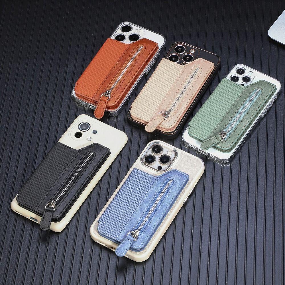 Back Cover Mobile Phone Card Bag Wallet Case Phone Card Holder Phone Wallet Stick Cell Phone Pouch