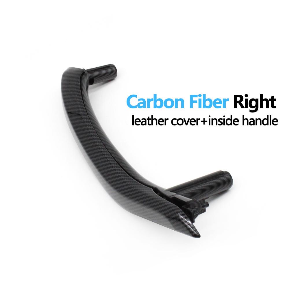 Передняя задняя пассажирская дверь автомобиля, отделка ручки с кожаным внешним чехлом для BMW X5 X6 F15