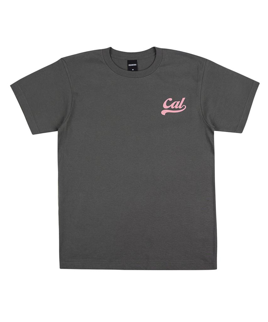 Футболка с коротким рукавом CREAM SODA LAB Cali Logo Угольно-розовый