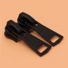 10 шт. Полимерный слайдер для молнии Черный Застежки-молнии для одежды и сумок Пулер для молнии Головка для запасных частей