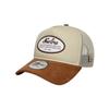 Casquette - OVAL PATCH SUEDE TRUCKER - Beige - Suède - Taille Unique