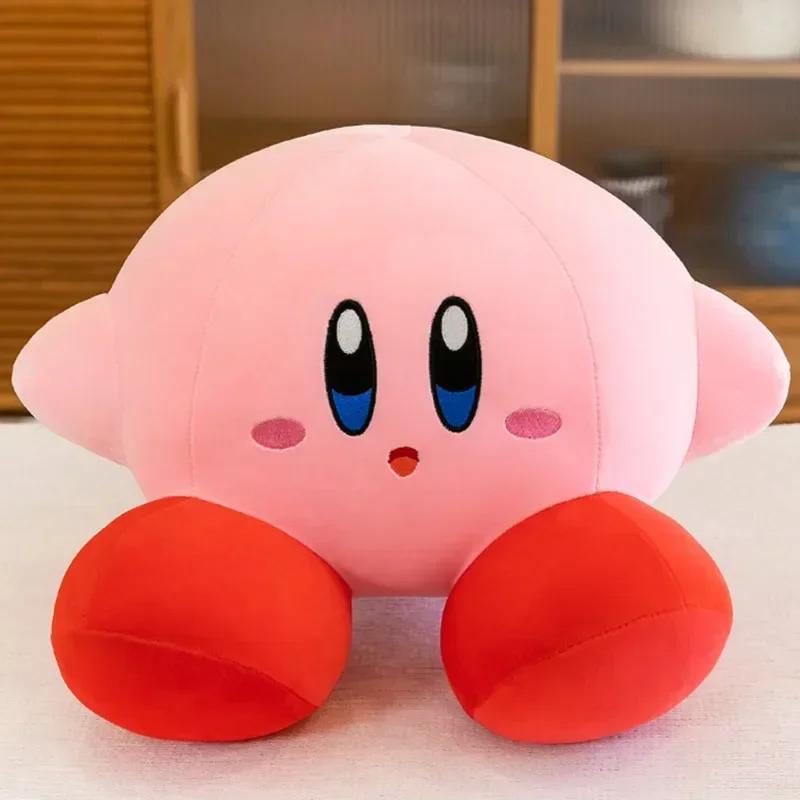 50cm Big Size Kirby Anime Plush Stuffed Doll Pink Plushies Pillow Room Decorated with Kawaii Peluche Children's Holiday Gifts