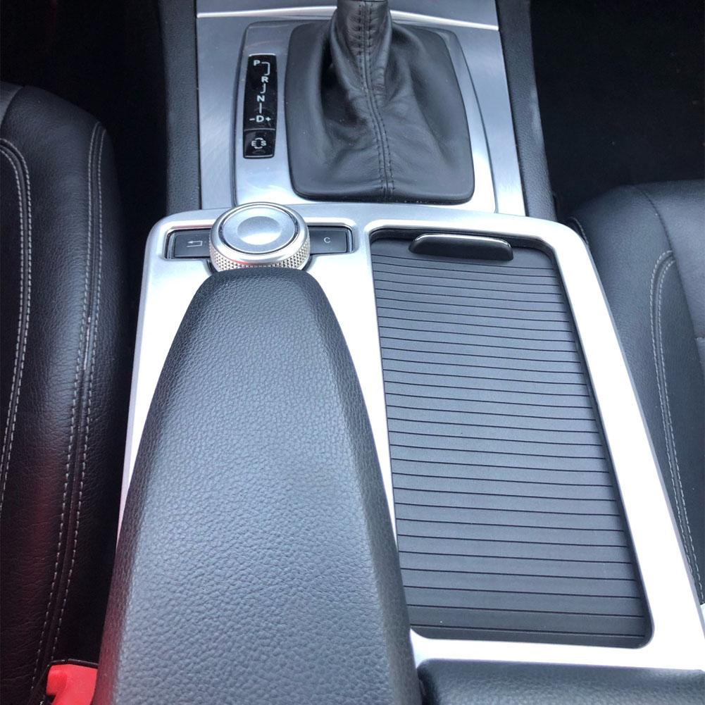 Автомобильная внутренняя внутренняя центральная консоль, рулонная штора, чехол для Mercedes Benz C Calss E Class W204 S204 W212 S212, чашка воды на молнии