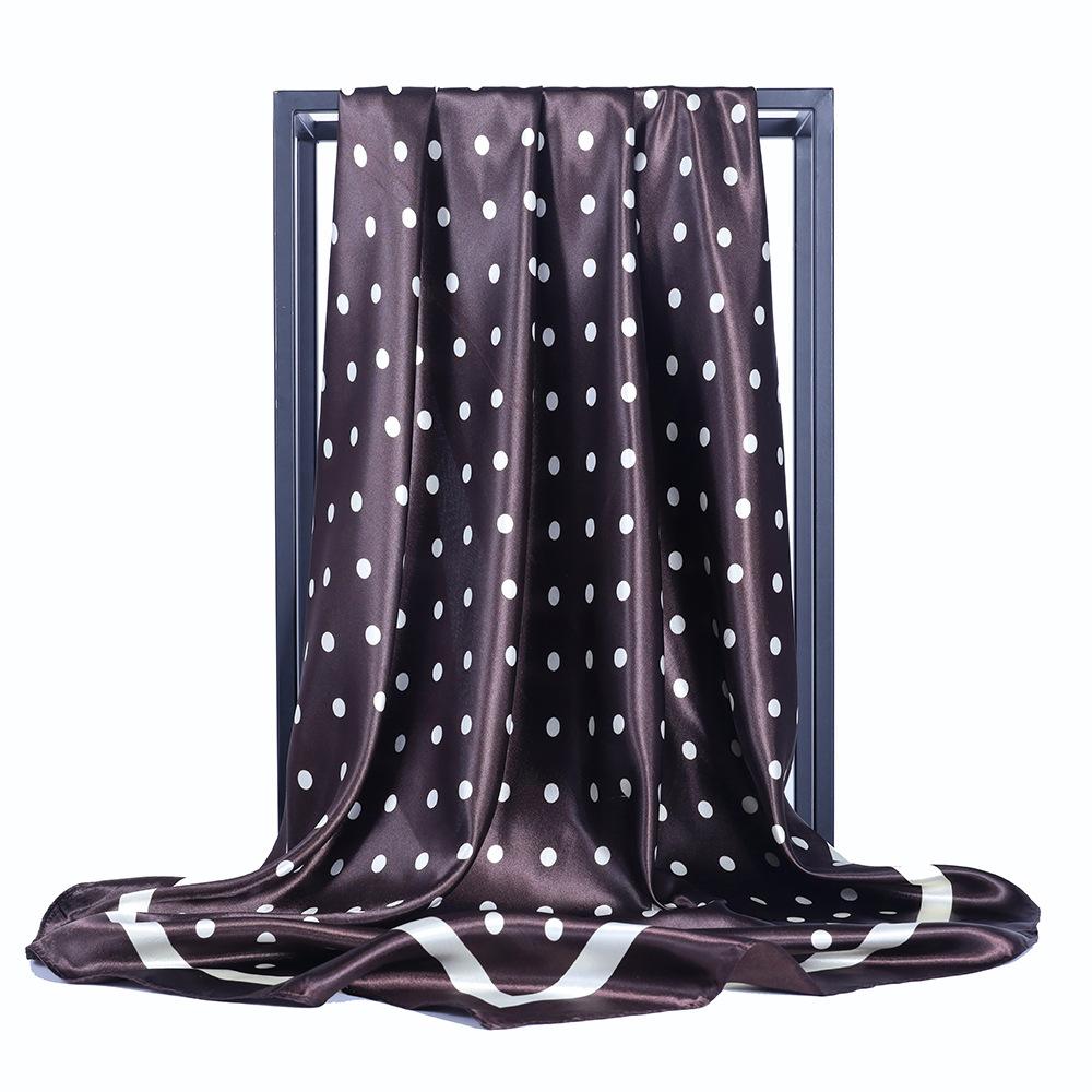 High-quality Luxurious Silk Scarves Headband Scarfs Neck Scarf For Women Chain Silk Scarf Women's Decorative Shawl