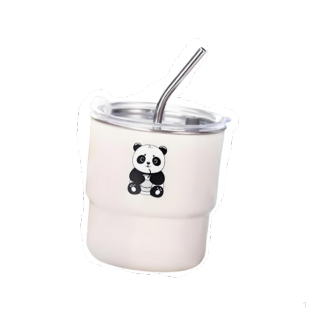 Stainless Steel Tumbler 450ml Reusable Mug Drinking Bottle for Activities Hiking Playground