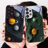 Множество Звездных Вселенных Для Samsung Galaxy S23 24 Plus S20 21 FE S25 Ultra A70 72 73 51 52 53 Закаленное Стекло Чехол для Телефона