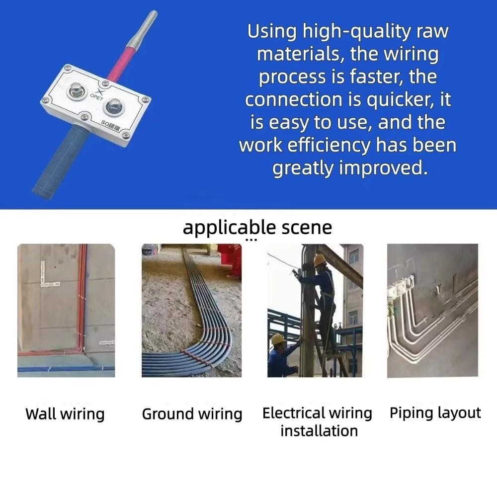 Handheld Cable Feeder Heavy Duty Electric Cable Puller Wire Puller  Wall Underground Data Center