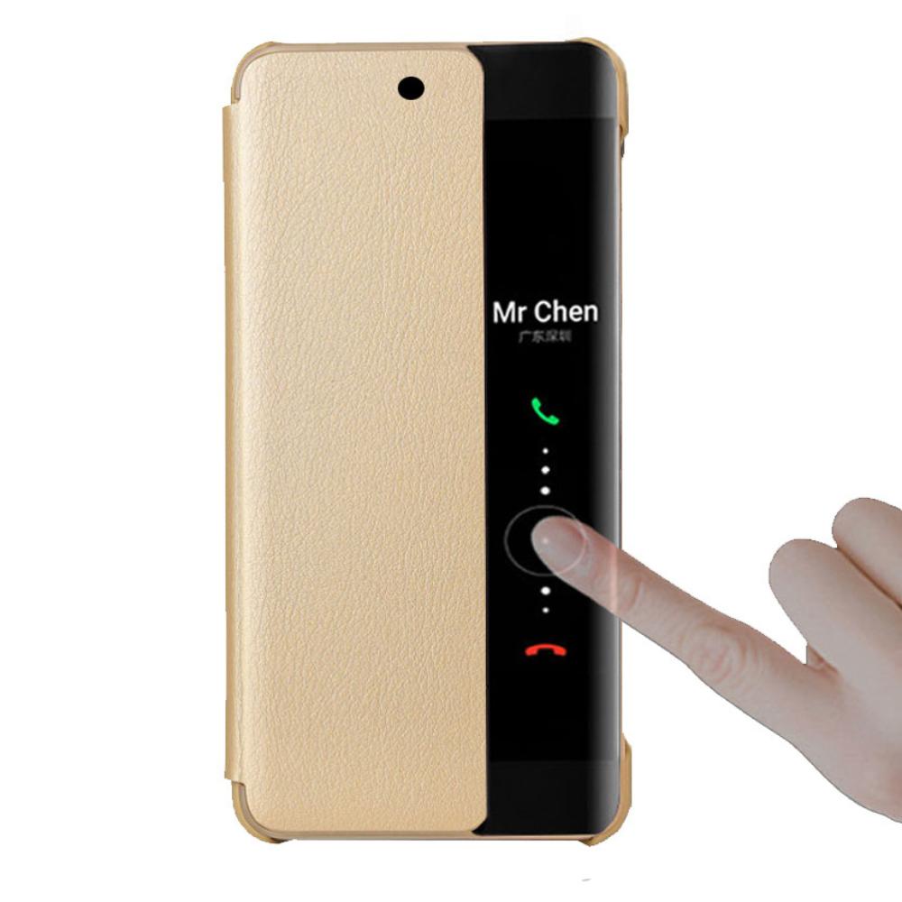 Умный чехол-книжка Smart View для Huawei P50 Pro, P40, P30 Lite, P20, P10 Plus, Mate 20 Lite, Mate 20, Mate 10 Pro с функцией Авто Сон/Пробуждение и Защитой Всего Корпуса