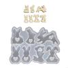 Silicone Ornament Molds Easter Rabbit Crafting Moulds Silicone Mold