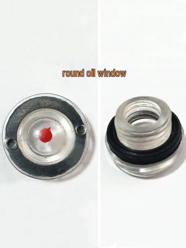 Пластиковое шестигранное ввинчиваемое маслоуказательное стекло для редукторов M36x1.5