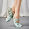 Fashion Dancing Shoes Woman Adult Soft Bottom Suede Join Together Let In Air Dancing Shoes Lightweight and Not Tired Dance Sneakers