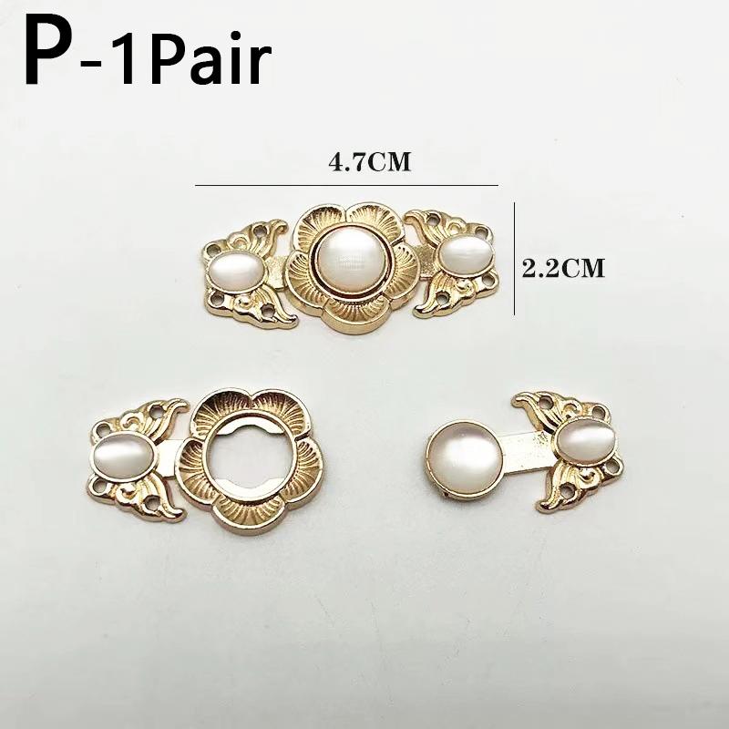1Pair Sewing Materials Handmade Buckle Apparel Decoration DIY Craft For Cheongsam Exquisite Rhinestone Clothing Accessories