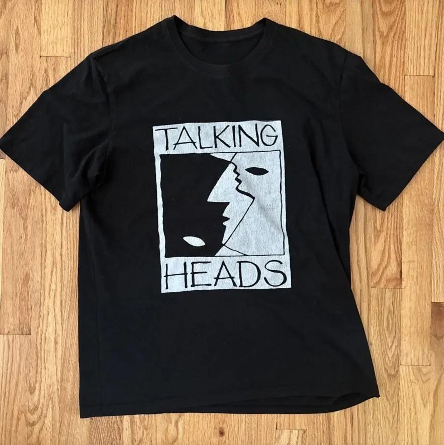 Vintage Talking Heads TShirt Summer Unisexs and Womens Loose and Breathable Tshirt Top