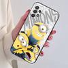 Мультяшный чехол для телефона M-Movie M-Minions для Samsung S25, S24, S21, S22, S23, S30, Ultra, S20, Plus, Fe, Lite, Note, 10, Черный чехол