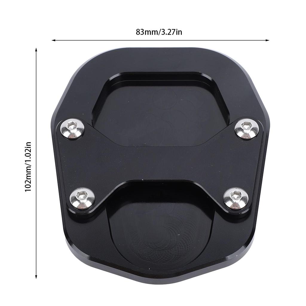 Side Stand Extension Pad for Motorcycle Side Stand Plate Dress Up Parts Aluminum Alloy