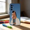 B-Bo-Jack-Конь-человек   Чехол для телефона Samsung S25,S24,S21,S22,S23,S30,Ultra,S20,Plus,Fe,Note,10,9,5G Черный чехол