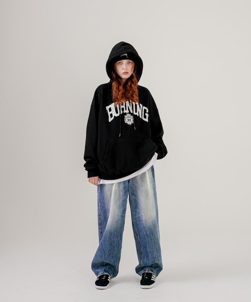 EZKATON Need Dart Wide Denim Pants Blue Mmlp6763