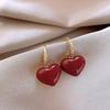 Серьги Ankola Red Heart: Элегантные, Роскошные, Модные Украшения для Женщин