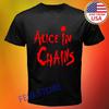 Alice In Chains Men's Black Size S-3XL