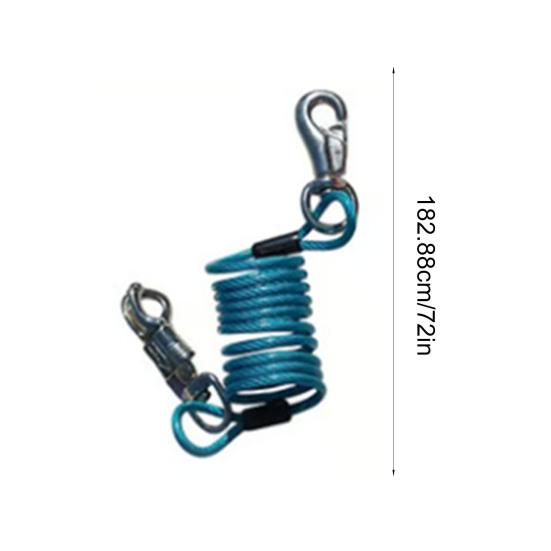 Конная банджи-веревка с регулируемым поводком для лошадей, удлинитель для поводка для улучшения результатов, амортизирующая спиральная веревка-поводок для кемпинга, трейл-райдинга, груминга