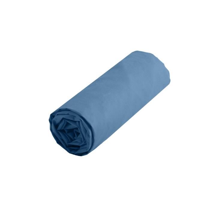 Drap housse - Alicia - 140x190 cm - 100% coton - Bonnet 25 cm - 15 coloris disponibles